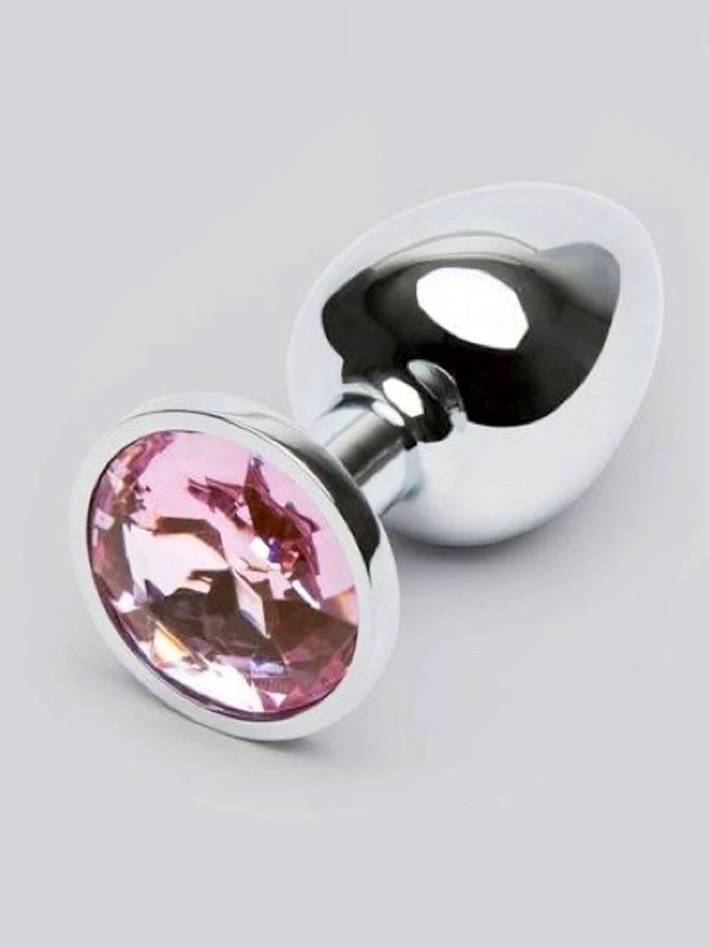 Pink & Silver Gemstone Silver-Tone Accessory